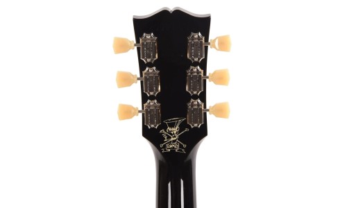 Gibson USA LPSSP00DGNH1 Artist Slash Signature Les Paul Standard "Victoria" Electric Guitar -  Goldtop Dark Back