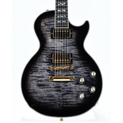 Gibson USA LPSU00E2GH1 Les Paul Supreme Electric Guitar - Translucent Ebony Burst