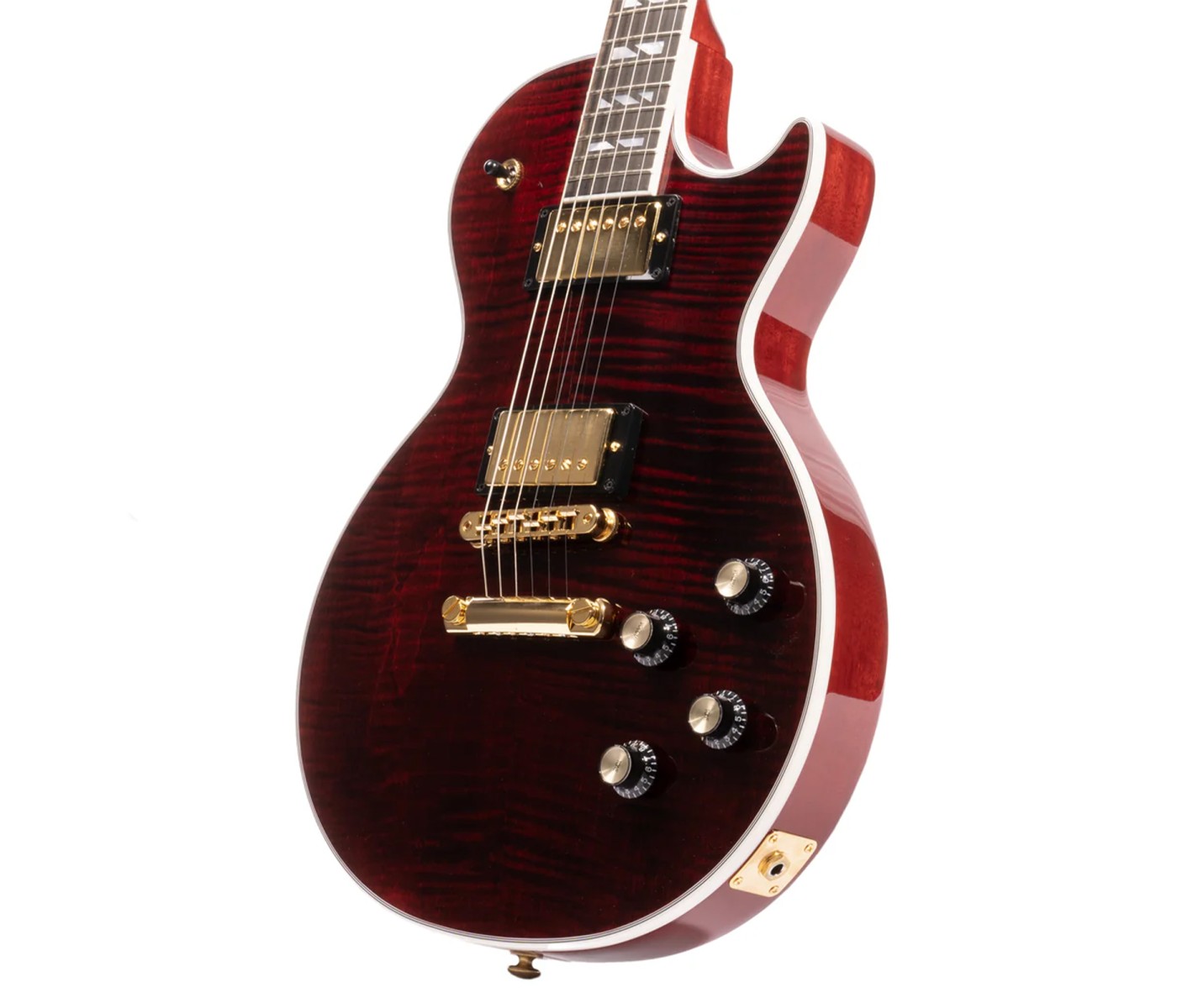Gibson USA LPSU00WRGH1 Les Paul Supreme Electric Guitar - Wine Red