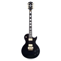 Gibson Custom Shop LPXC7EBGF1E Les Paul Axcess Custom with Ebony Fingerboard Floyd Rose Gloss Electric Guitar - Ebony