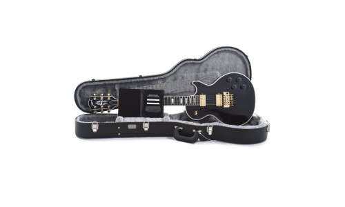 Gibson Custom Shop LPXC7EBGF1E Les Paul Axcess Custom with Ebony Fingerboard Floyd Rose Gloss Electric Guitar - Ebony