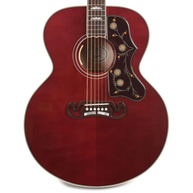 Gibson Acoustic MCJB20WR SJ-200 Standard Maple Acoustic-Electric Guitar - Wine Red