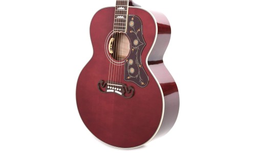 Gibson Acoustic MCJB20WR SJ-200 Standard Maple Acoustic-Electric Guitar - Wine Red