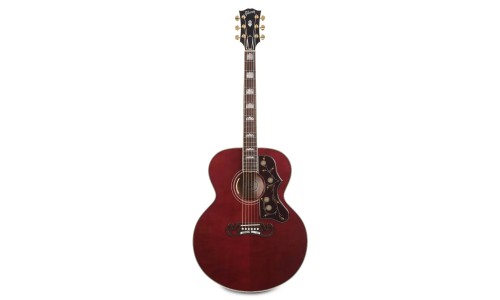 Gibson Acoustic MCJB20WR SJ-200 Standard Maple Acoustic-Electric Guitar - Wine Red