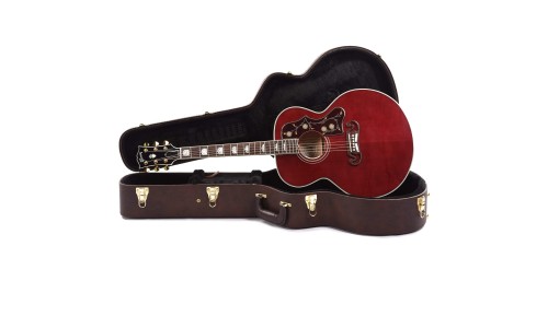 Gibson Acoustic MCJB20WR SJ-200 Standard Maple Acoustic-Electric Guitar - Wine Red