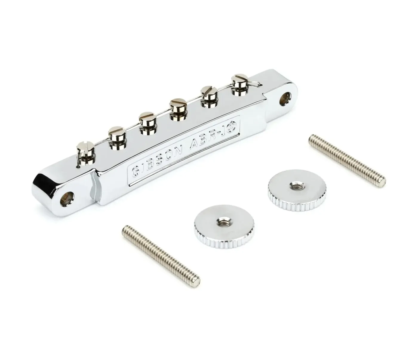 Gibson Accessories PBBR-010 ABR-1 Tune-O-Matic Bridge with Full Assembly - Chrome
