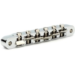 Gibson Accessories PBBR-010 ABR-1 Tune-O-Matic Bridge with Full Assembly - Chrome