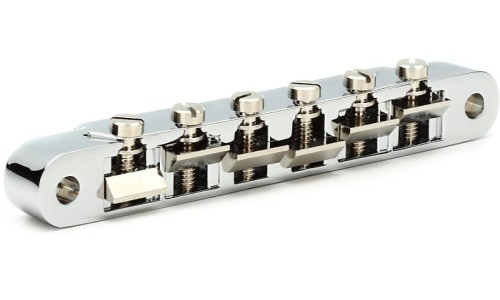 Gibson Accessories PBBR-010 ABR-1 Tune-O-Matic Bridge with Full Assembly - Chrome