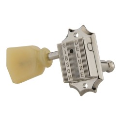 Gibson Accessories PMMH-050 Vintage Tuning Machine Heads - Nickel with Yellow Buttons