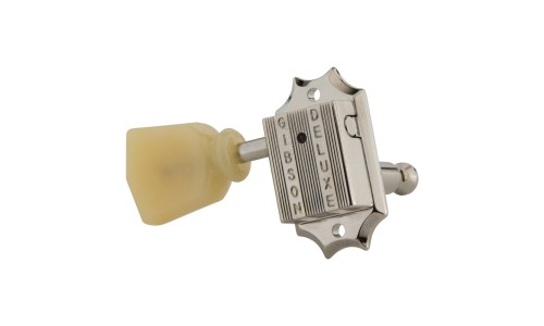 Gibson Accessories PMMH-050 Vintage Tuning Machine Heads - Nickel with Yellow Buttons