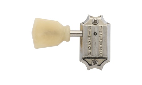 Gibson Accessories PMMH-050 Vintage Tuning Machine Heads - Nickel with Yellow Buttons