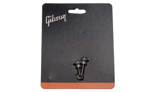 Gibson Accessories PREP-020 Strap Buttons 2-pack - Aluminum