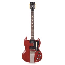 Gibson USA SG61VF00AYNH1 SG Standard '61 Faded Maestro Vibrola Electric Guitar - Vintage Cherry