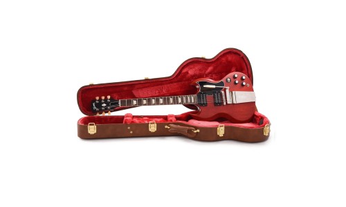 Gibson USA SG61VF00AYNH1 SG Standard '61 Faded Maestro Vibrola Electric Guitar - Vintage Cherry