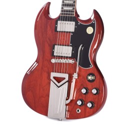 Gibson USA SG61W00VENH1 SG Standard '61 Sideways Vibrola Electric Guitar - Vintage Cherry