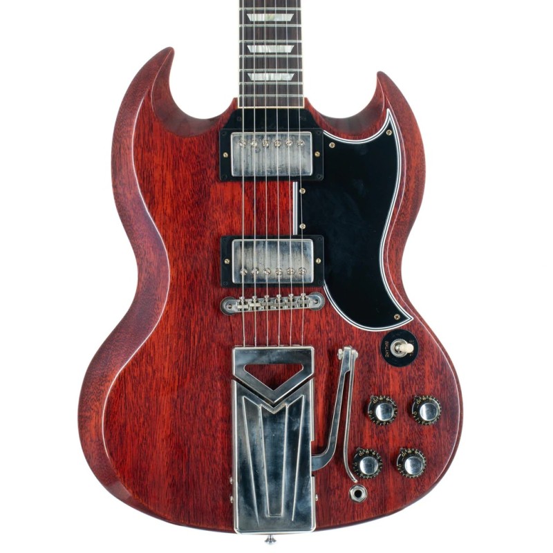 Gibson Custom Shop SGSR60THVOCHNSP 60th Anniversary 1961 Les Paul SG Standard Electric Guitar - Cherry Red