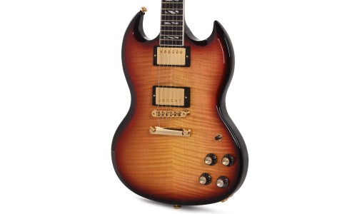 Gibson USA SGSU00FIGH1 SG Supreme Electric Guitar - Fireburst