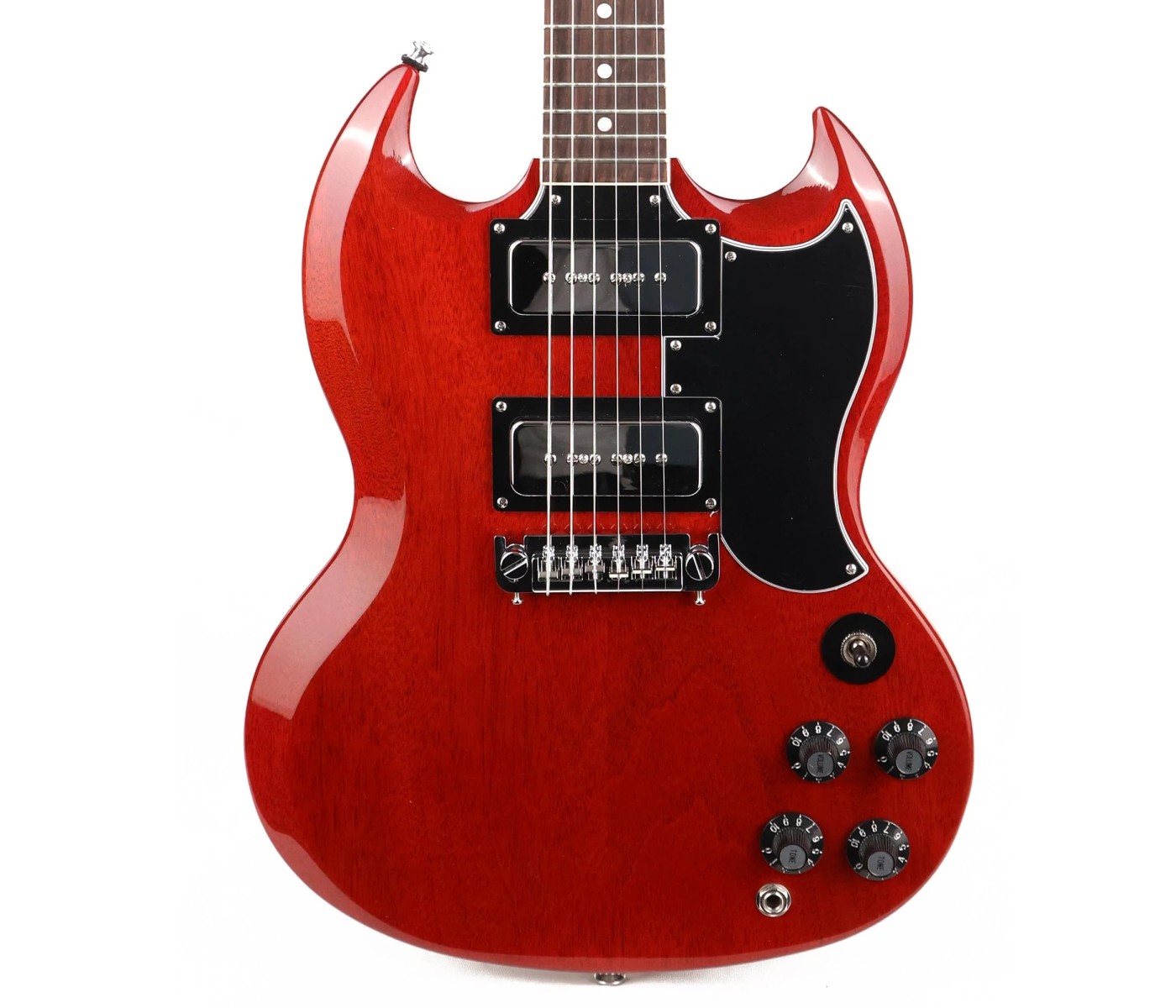 Gibson USA SGTI21VECH1 Artist Tony Iommi Signature SG Special Electric Guitar - Vintage Cherry