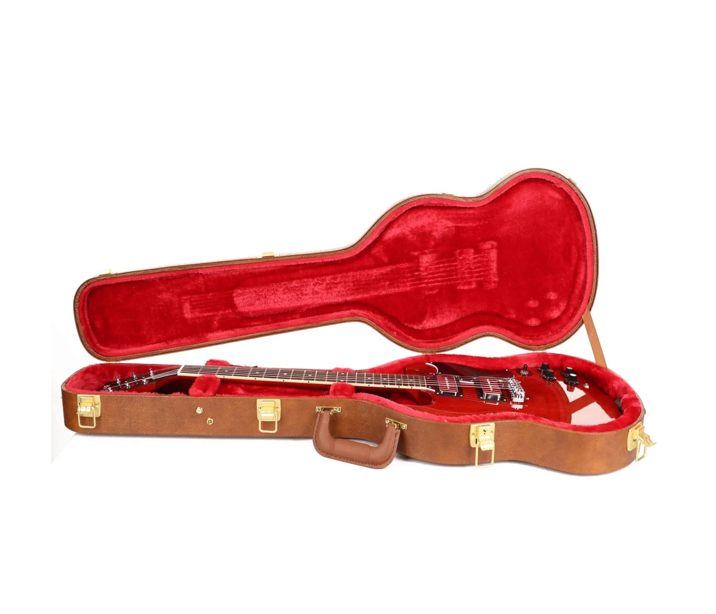 Gibson USA SGTI21VECH1 Artist Tony Iommi Signature SG Special Electric Guitar - Vintage Cherry
