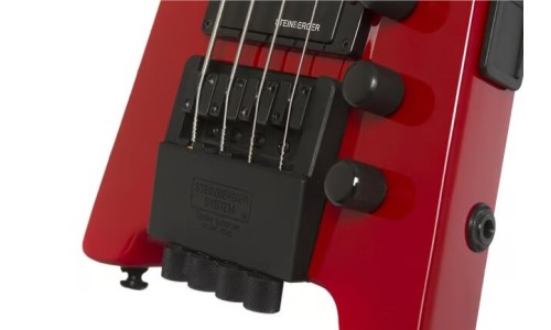 Steinberger XTSTD4HR1 XT-2 Standard Outfit Bass with HB pickups, DoubleBall™ Bass Bridge - Hot Rod Red