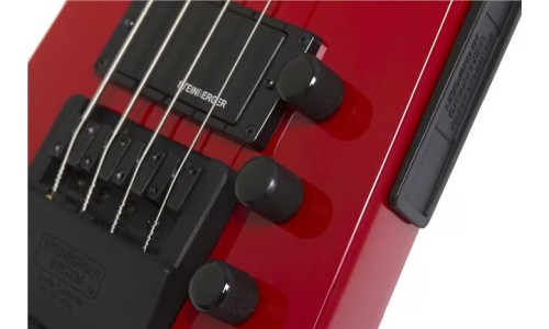 Steinberger XTSTD4HR1 XT-2 Standard Outfit Bass with HB pickups, DoubleBall™ Bass Bridge - Hot Rod Red