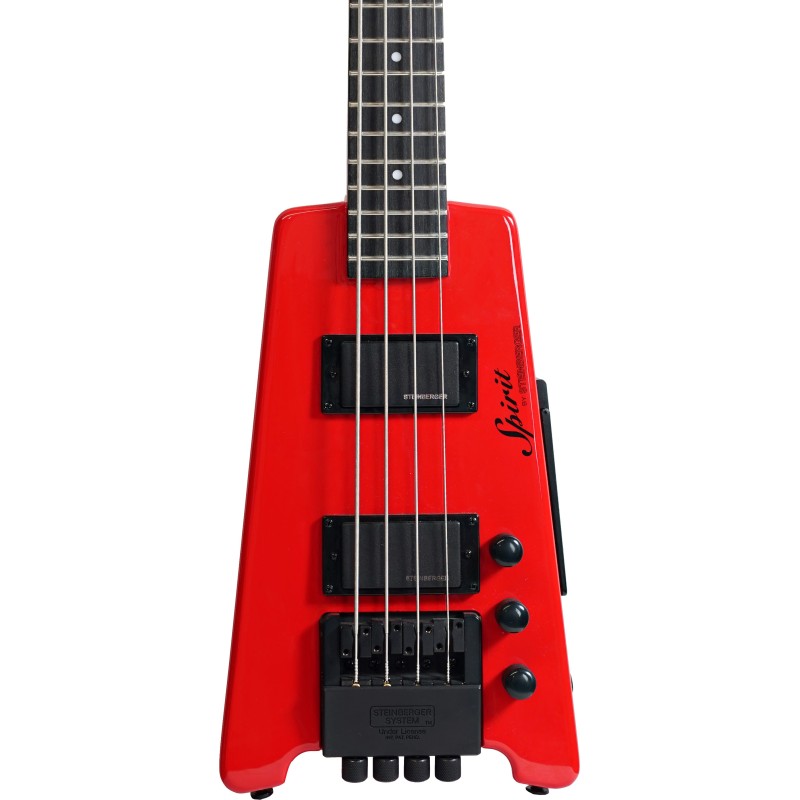 Steinberger XTSTD4HR1 XT-2 Standard Outfit Bass with HB pickups, DoubleBall™ Bass Bridge - Hot Rod Red