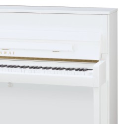 Kawai K-200 WHITE Professional Upright Piano - Polished Snow White