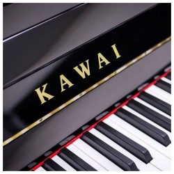 Kawai K-200M/PEP Professional Upright Piano - Polished Ebony