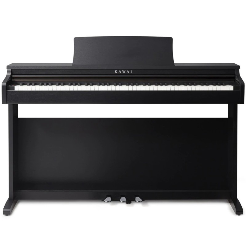 Kawai KDP120B ID Upright Digital Piano With Bench - Black