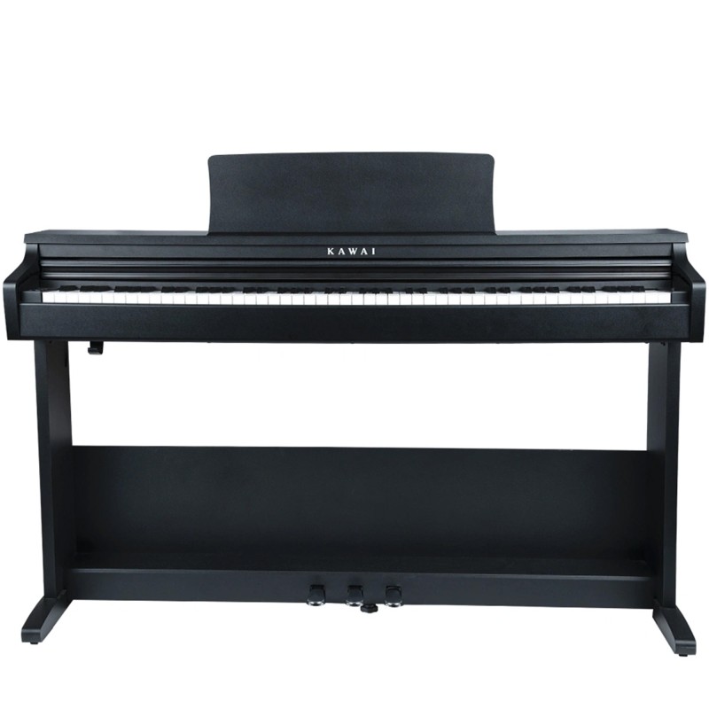 Kawai KDP75B Upright Digital Piano With Bench - Embossed Black