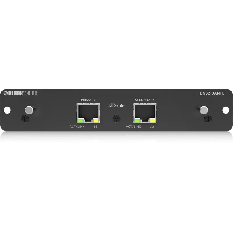 Klark Teknik DN32-DANTE 32x32-Channel Dante Expansion Module