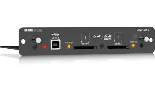 Klark Teknik DN32-LIVE SD/SDHC and USB 2.0 Expansion Module