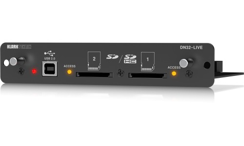 Klark Teknik DN32-LIVE SD/SDHC and USB 2.0 Expansion Module