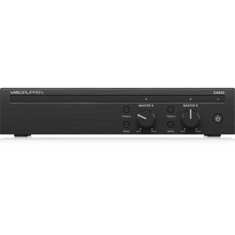 Lab Gruppen CA602 2 x 60 Watt Commercial Amplifier with Energy Star Certification Lab Gruppen CA602 2 x 60 Watt Commercial Amplifier with Energy Star Certification