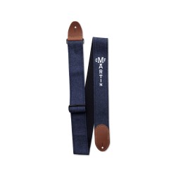 Martin Accessories A0077 Eco-Denim Guitar Strap - Dark Denim Blue