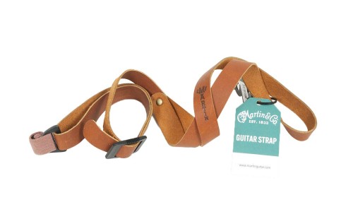 Martin Accessories A0121 Leather Ukulele Strap - Brown