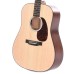 Martin Guitar D10E-02 Semi Acoustic D-10E Road Series - Natural Sitka Spruce