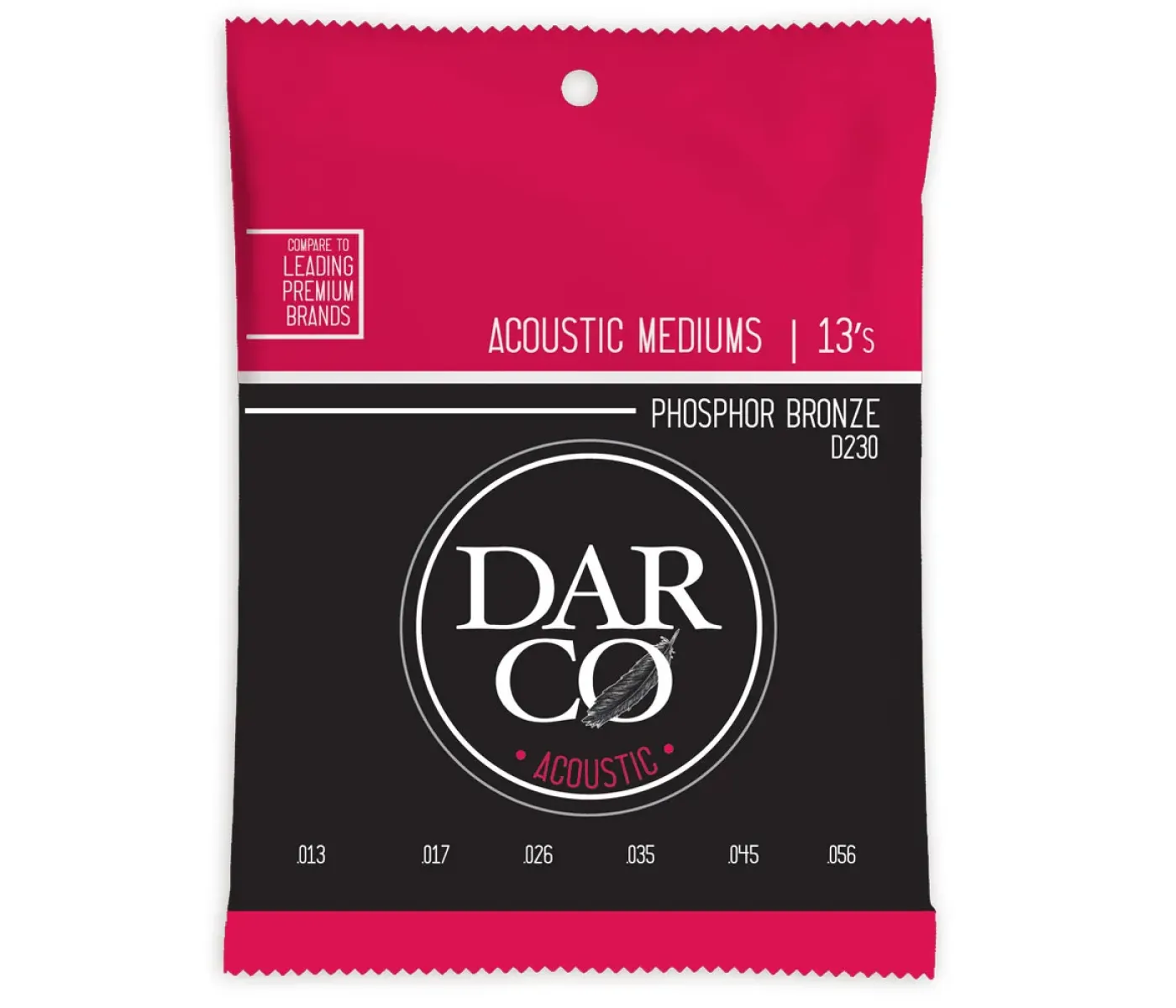 Martin Strings D230 Darco Acoustic Set 92/8 Phosphor Bronze Medium - 0.13 - 0.56