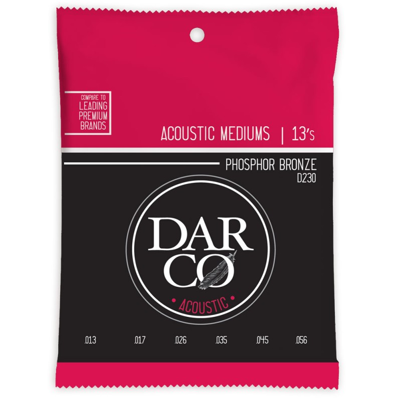 Martin Strings D230 Darco Acoustic Set 92/8 Phosphor Bronze Medium - 0.13 - 0.56