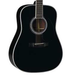 Martin Guitar D35JOHNNYCASH Johnny Cash Signature Model Acoustic Dreadnought 14-Fret - Black