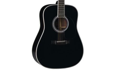 Martin Guitar D35JOHNNYCASH Johnny Cash Signature Model Acoustic Dreadnought 14-Fret - Black