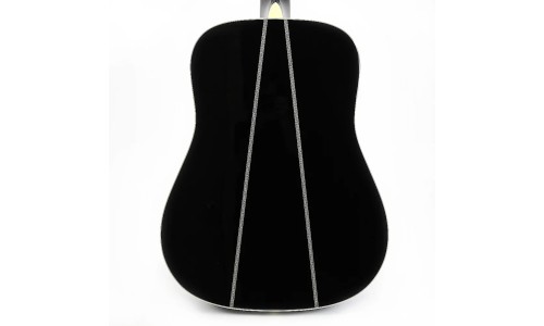 Martin Guitar D35JOHNNYCASH Johnny Cash Signature Model Acoustic Dreadnought 14-Fret - Black