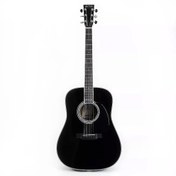 Martin Guitar D35JOHNNYCASH Johnny Cash Signature Model Acoustic Dreadnought 14-Fret - Black