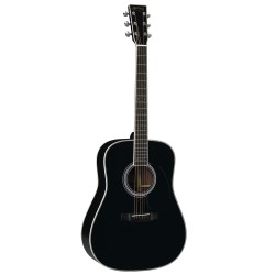 Martin Guitar D35JOHNNYCASH Johnny Cash Signature Model Acoustic Dreadnought 14-Fret - Black