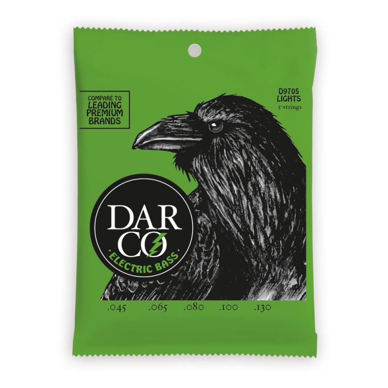Martin Strings D9705 Darco Electric Bass Guitar 5 Strings Light - 45 - 130 Martin Strings D9705 Darco Electric Bass Guitar 5 Strings Light - 45 - 130