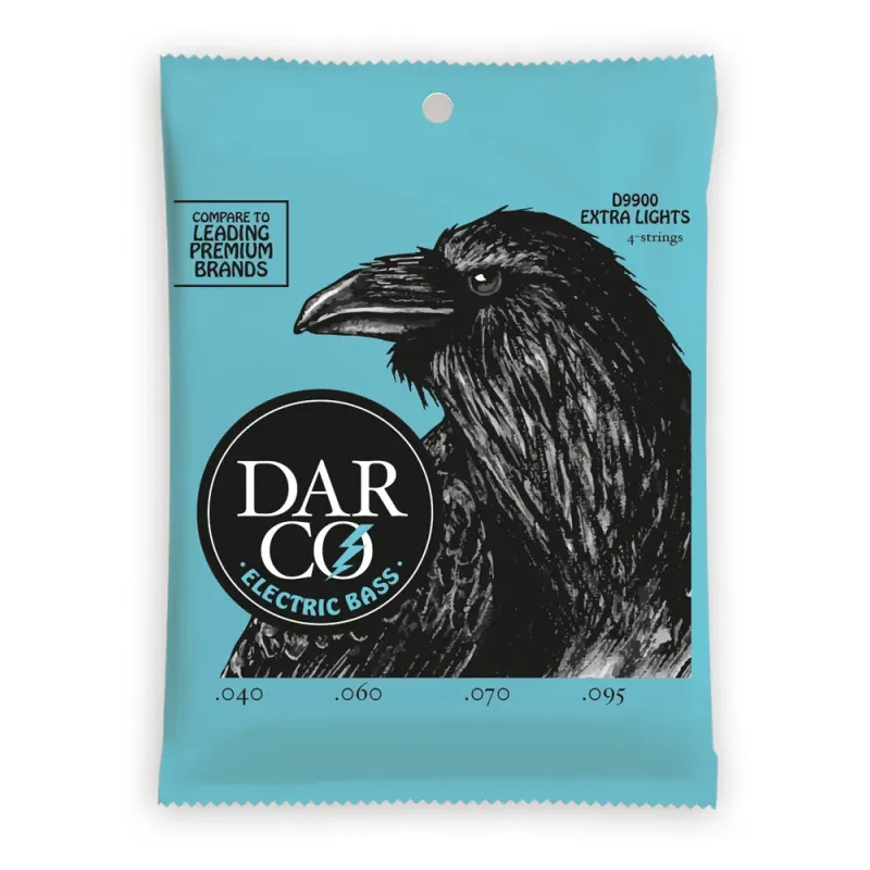 Martin Strings D9900 Darco Electric Bass Guitar 4 Strings Set Extra Light - 45 - 95 Martin Strings D9900 Darco Electric Bass Guitar 4 Strings Set Extra Light - 45 - 95