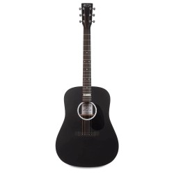 Martin Guitar DXJOHNNYCASH Signature Series Guitar DX Johnny Cash Dreadnought Acoustic Electric - Jett Black