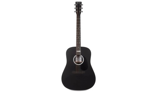 Martin Guitar DXJOHNNYCASH Signature Series Guitar DX Johnny Cash Dreadnought Acoustic Electric - Jett Black