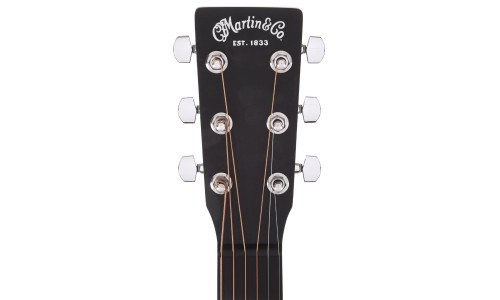 Martin Guitar DXJOHNNYCASH Signature Series Guitar DX Johnny Cash Dreadnought Acoustic Electric - Jett Black