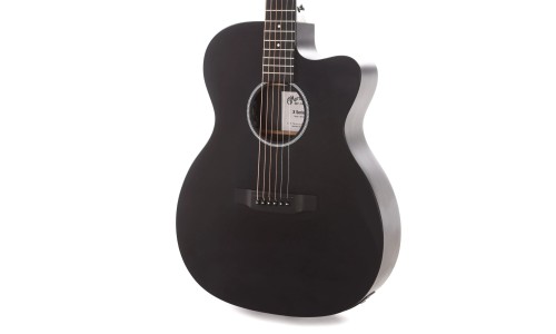 Martin Guitar OMCX1E-01 000 Shape Acoustic Electric Guitar - Jett Black